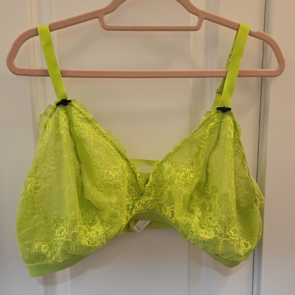 Cacique Neon Lace Bralette